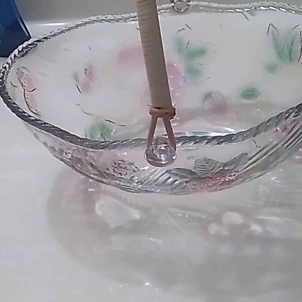 Bountiful Color Glass Basket